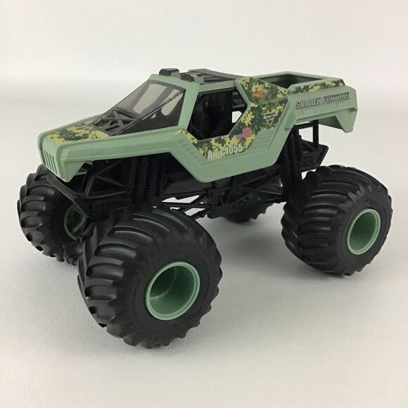 Mattel Other - Hot Wheels Monster Jam Truck Soldier Fortune Military 1:24 Vehicle 2015 Mattel